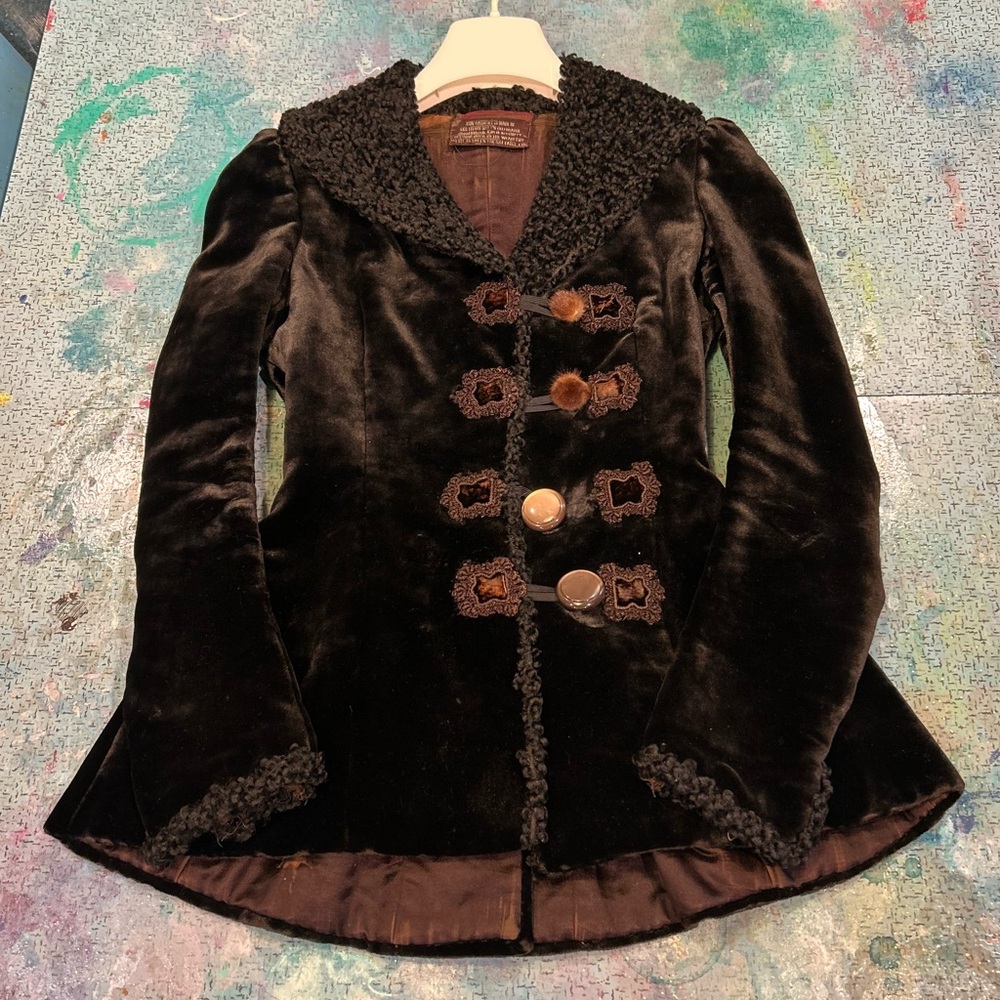 1890 Seal Plush Coat